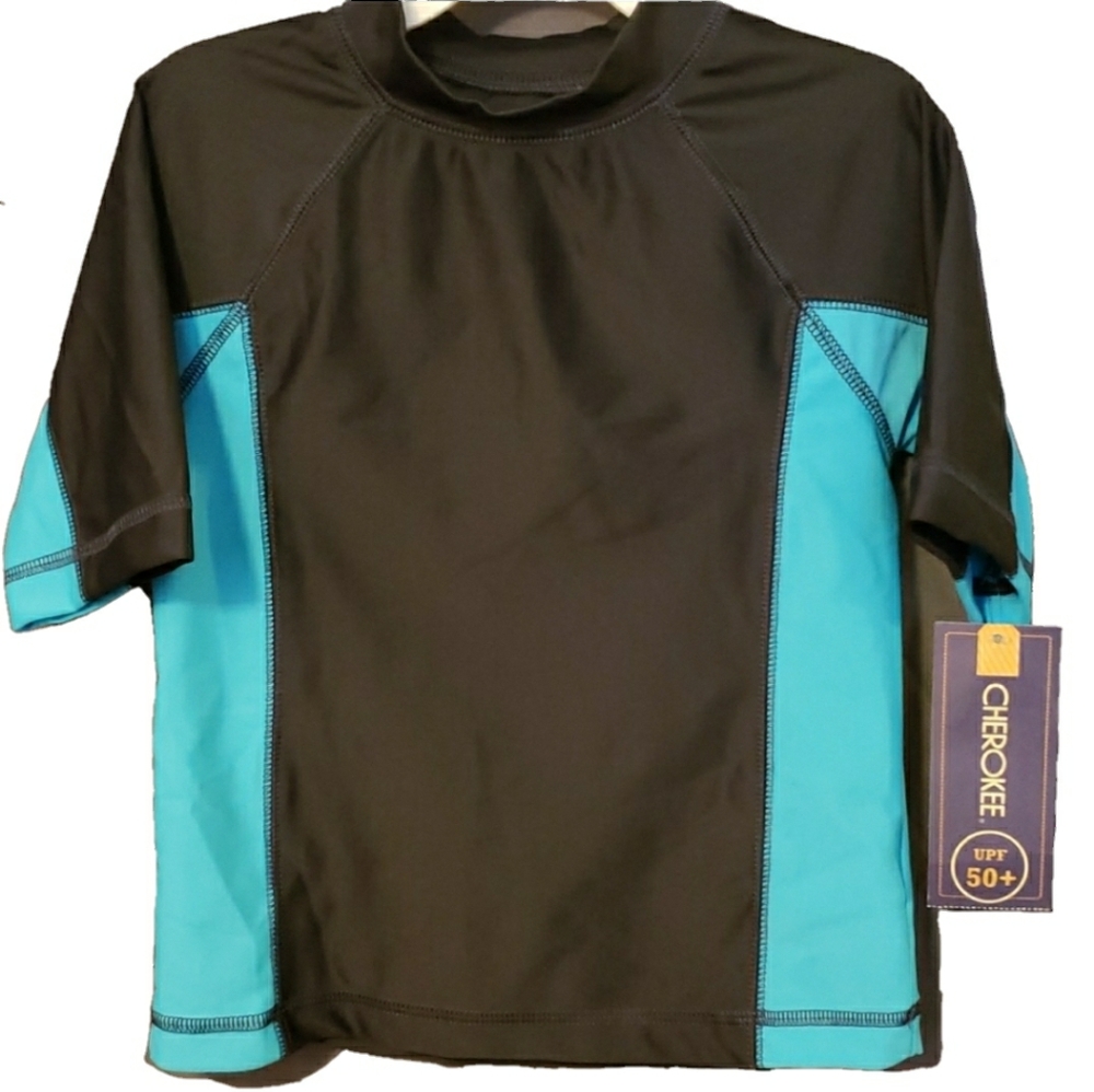 Unisex * Boys Girls Gray Swim Shirt Cover 50+ UV